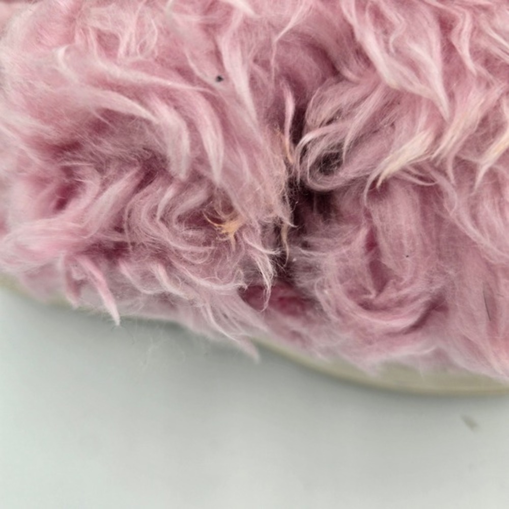 UGG Fluff Sugar‎ Platform Sandal Pink Faux Fur Comfort Slides Womens Size 8 - Picture 6 of 8